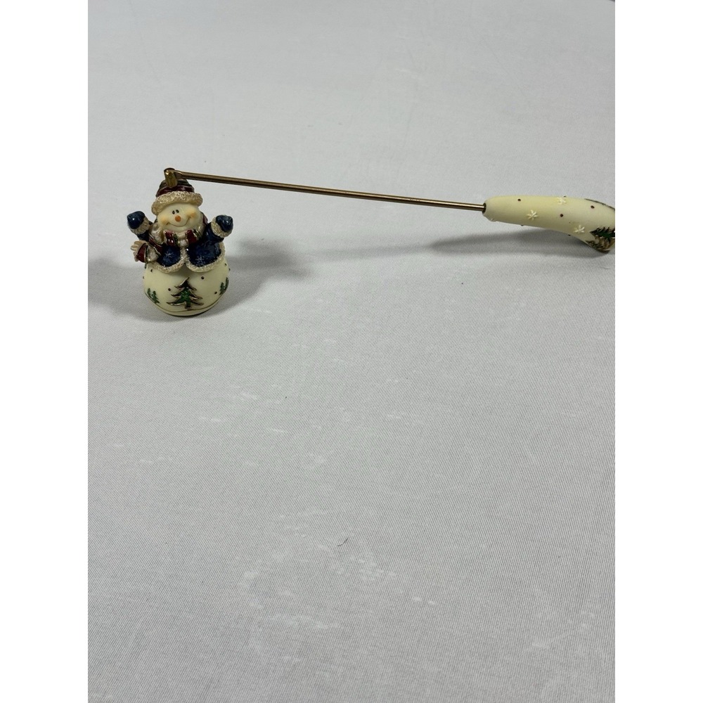 NWOT Home Interiors Snowman Candle Snuffer 9"